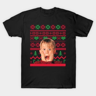 kevin mccallister ugly sweater T-Shirt